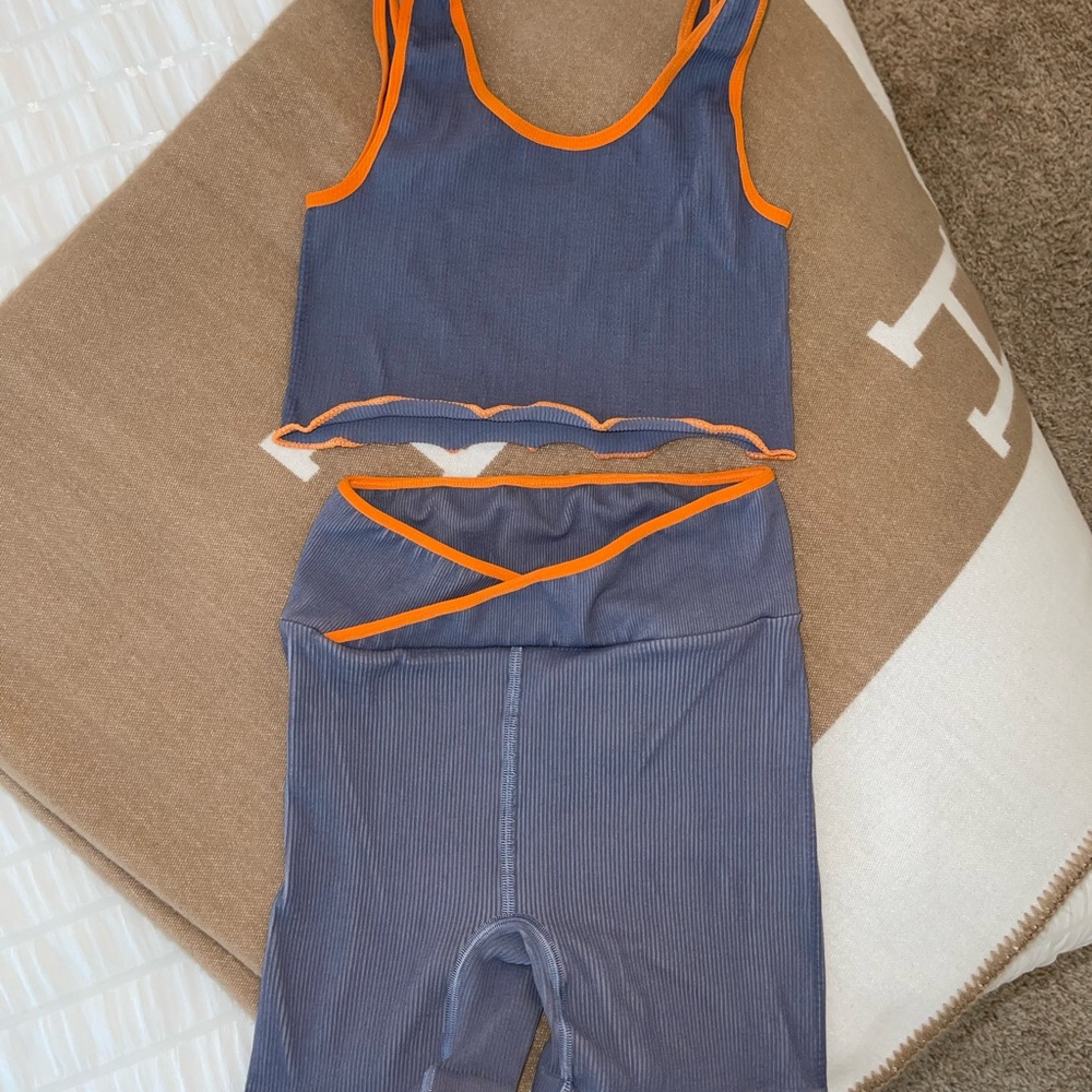 Free People Blue and Orange Set